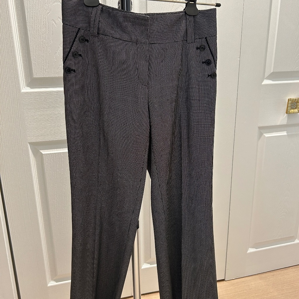 White House Black Market - Houndstooth sailor style pants